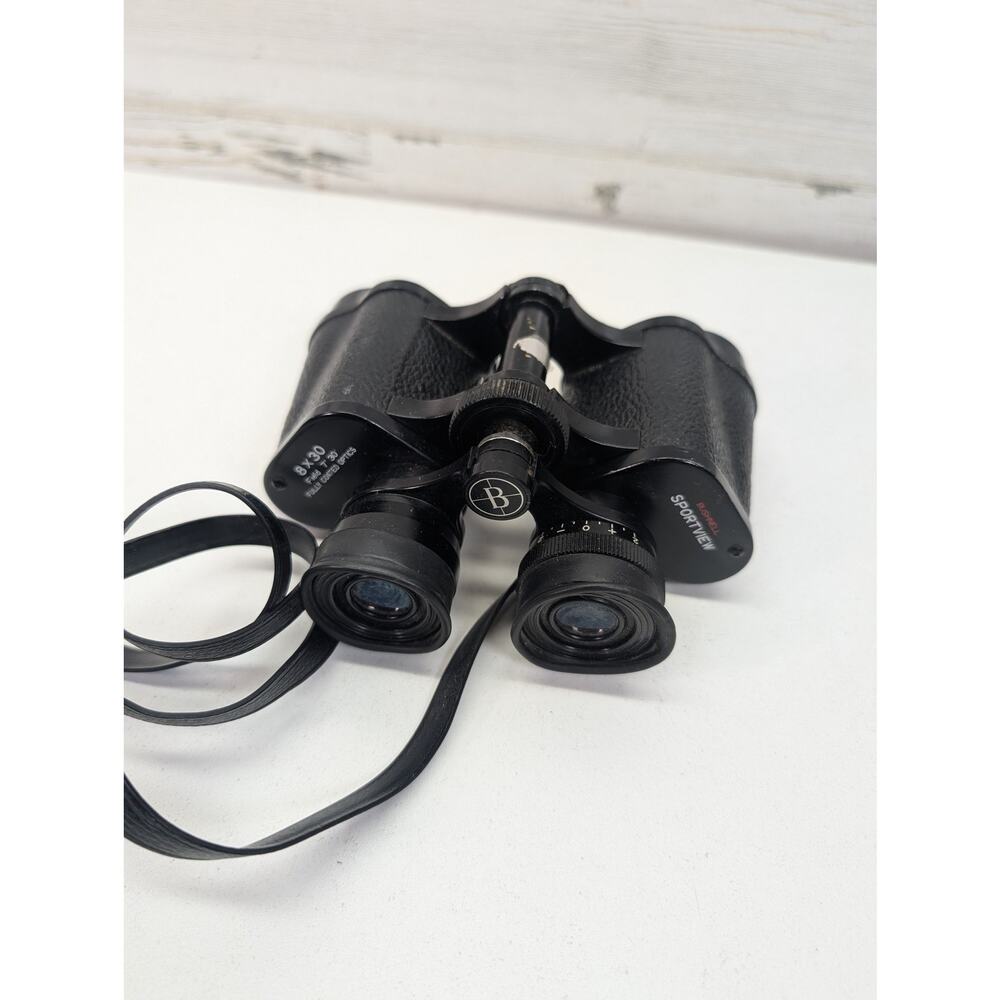 Vintage Bushnell Sportview 8x30 Binoculars Fully Coated Optics Strap